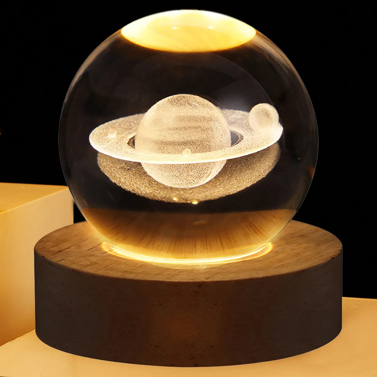Night Light Galaxy 3D Planet Moon Lamp