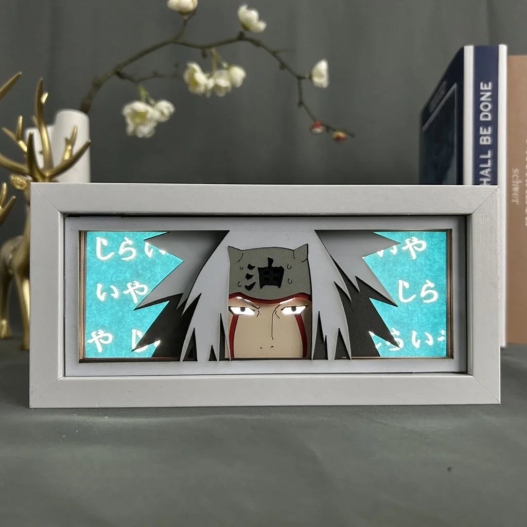3D Anime LED Light Box Uchiha Itachi Action Figure