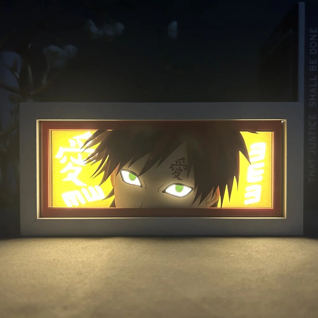 3D Anime LED Light Box Uchiha Itachi Action Figure