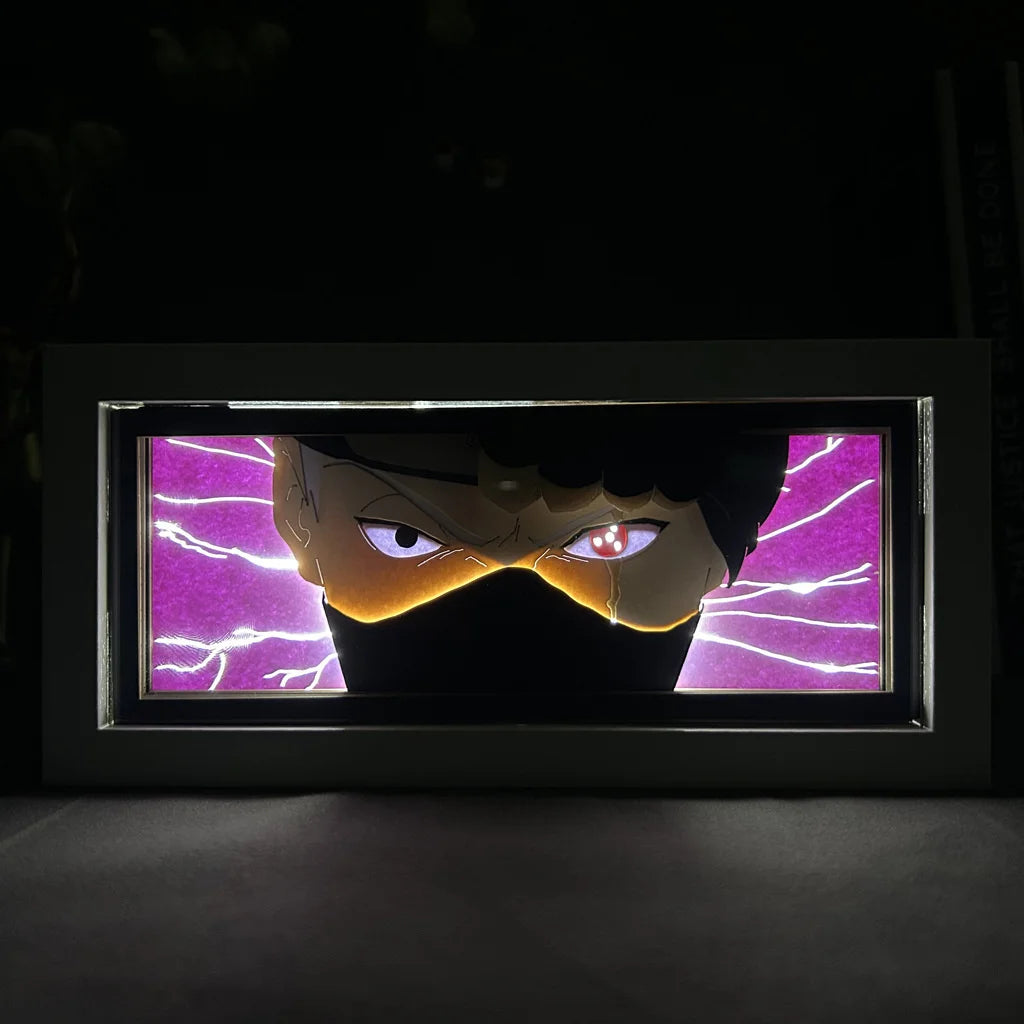 3D Anime LED Light Box Uchiha Itachi Action Figure