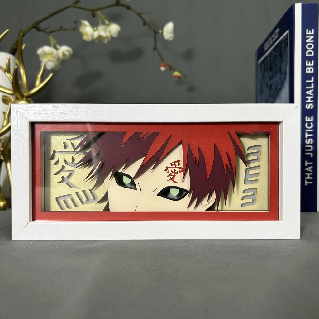 3D Anime LED Light Box Uchiha Itachi Action Figure