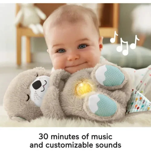 Baby Sleeping Plush Doll Electric Breathing Otter