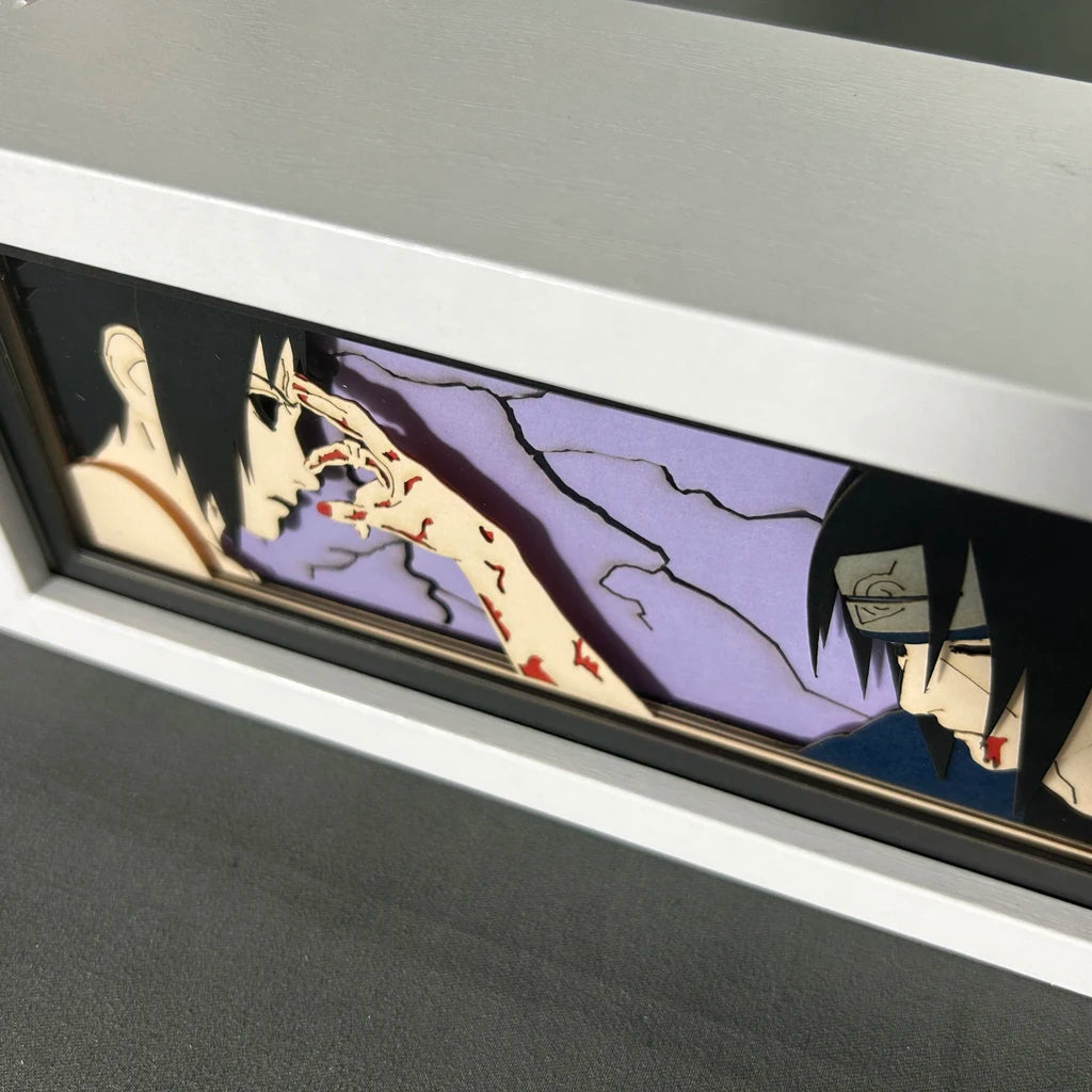 3D Anime LED Light Box Uchiha Itachi Action Figure