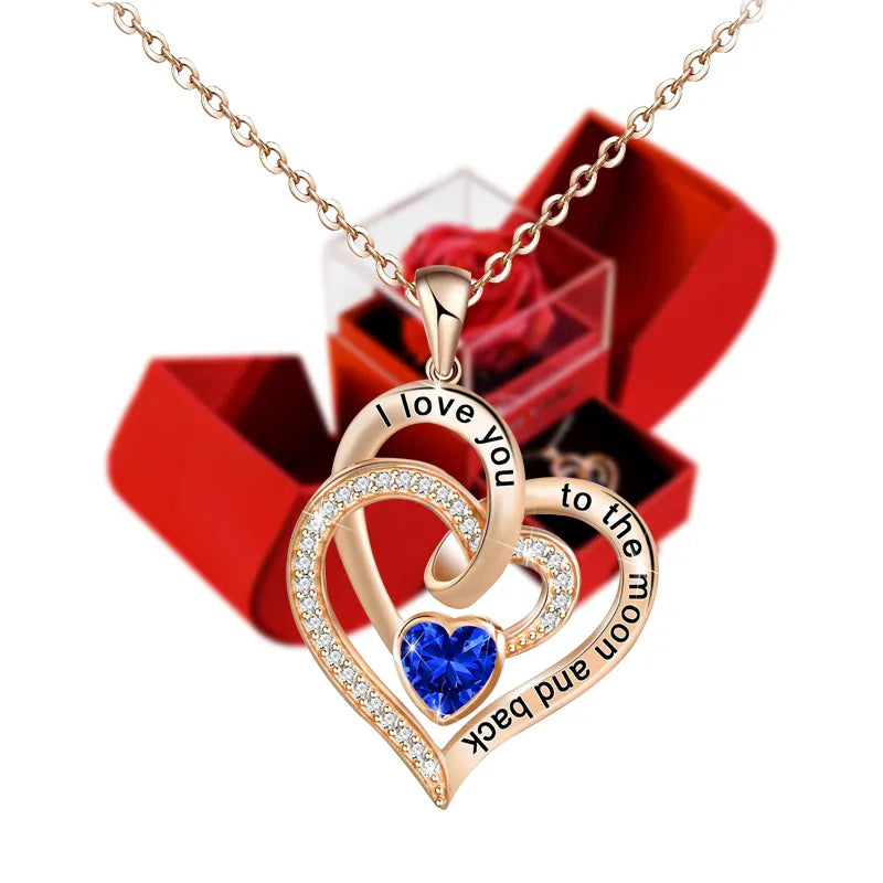 Mother's Day Necklace  Gifts Forever Rose Gift Box Jewelry