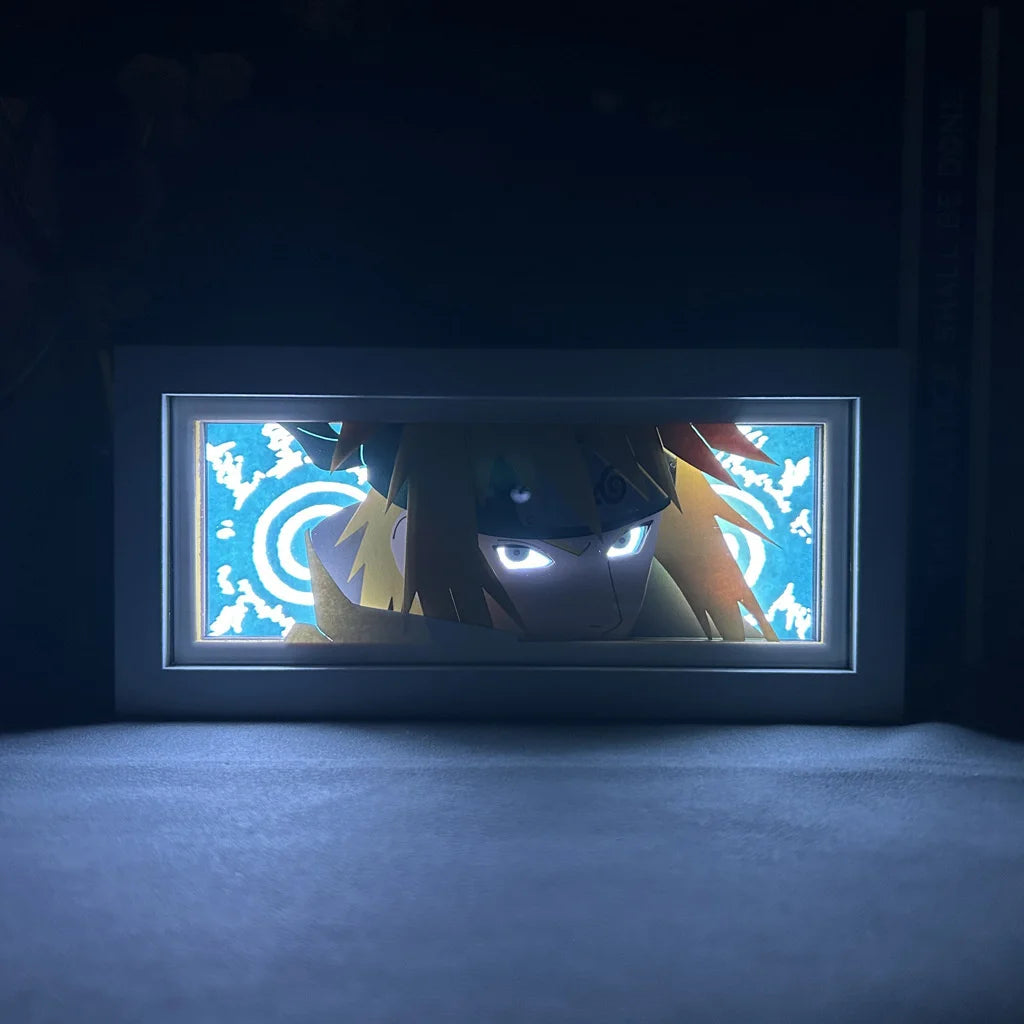 3D Anime LED Light Box Uchiha Itachi Action Figure