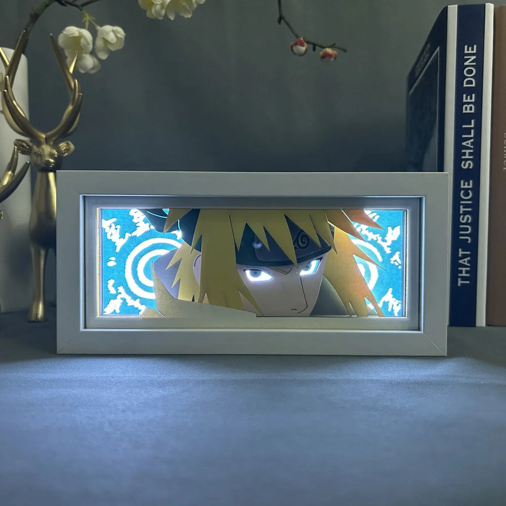 3D Anime LED Light Box Uchiha Itachi Action Figure