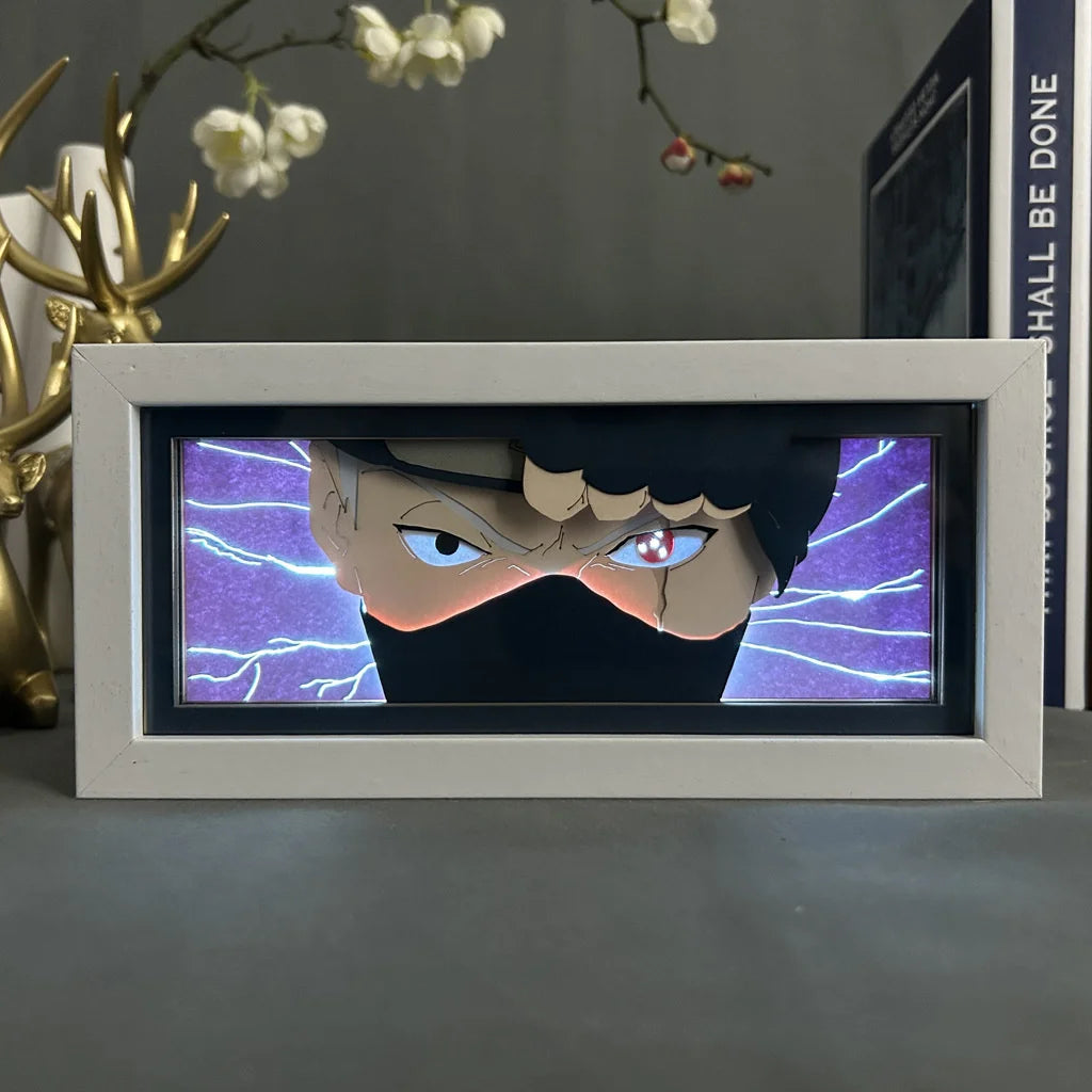3D Anime LED Light Box Uchiha Itachi Action Figure