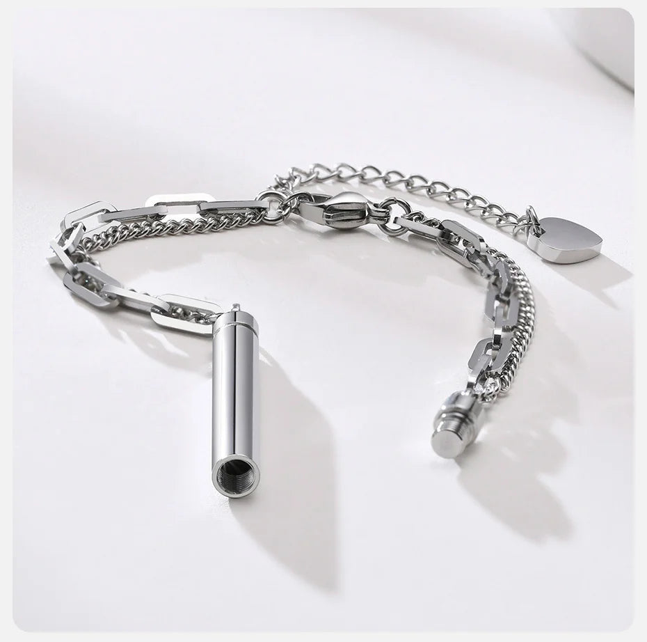 Cremation Urn Bracelet Ashes Holder Memorial Wristband