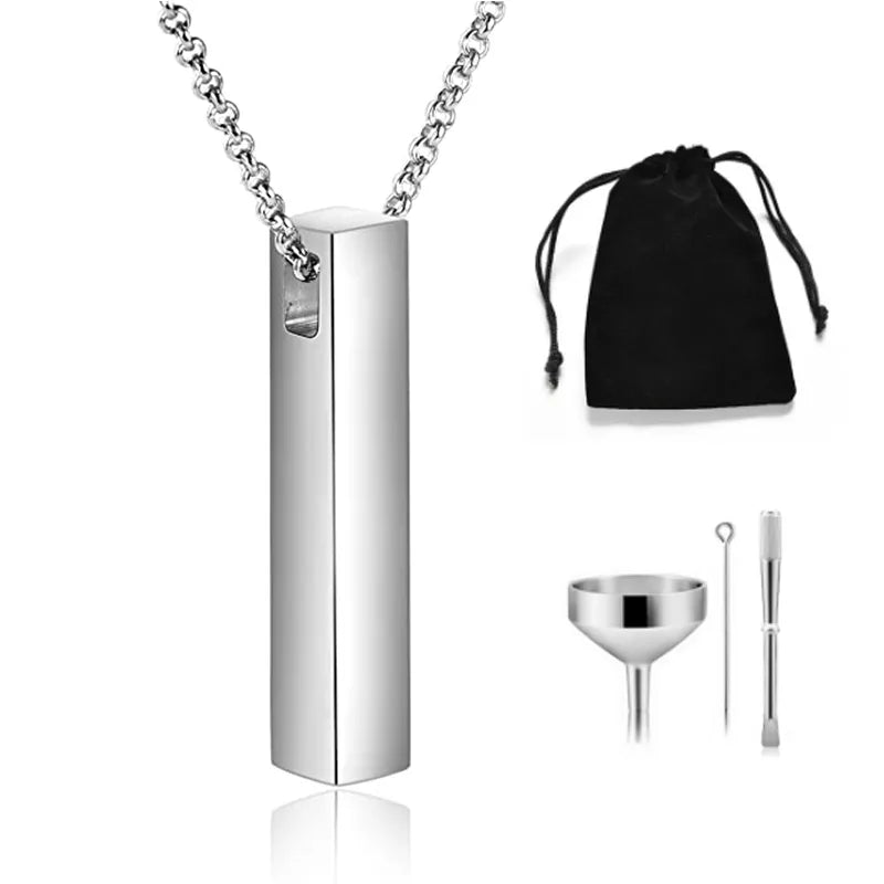 Urn Memorial Pendant Necklace Memorial Ash