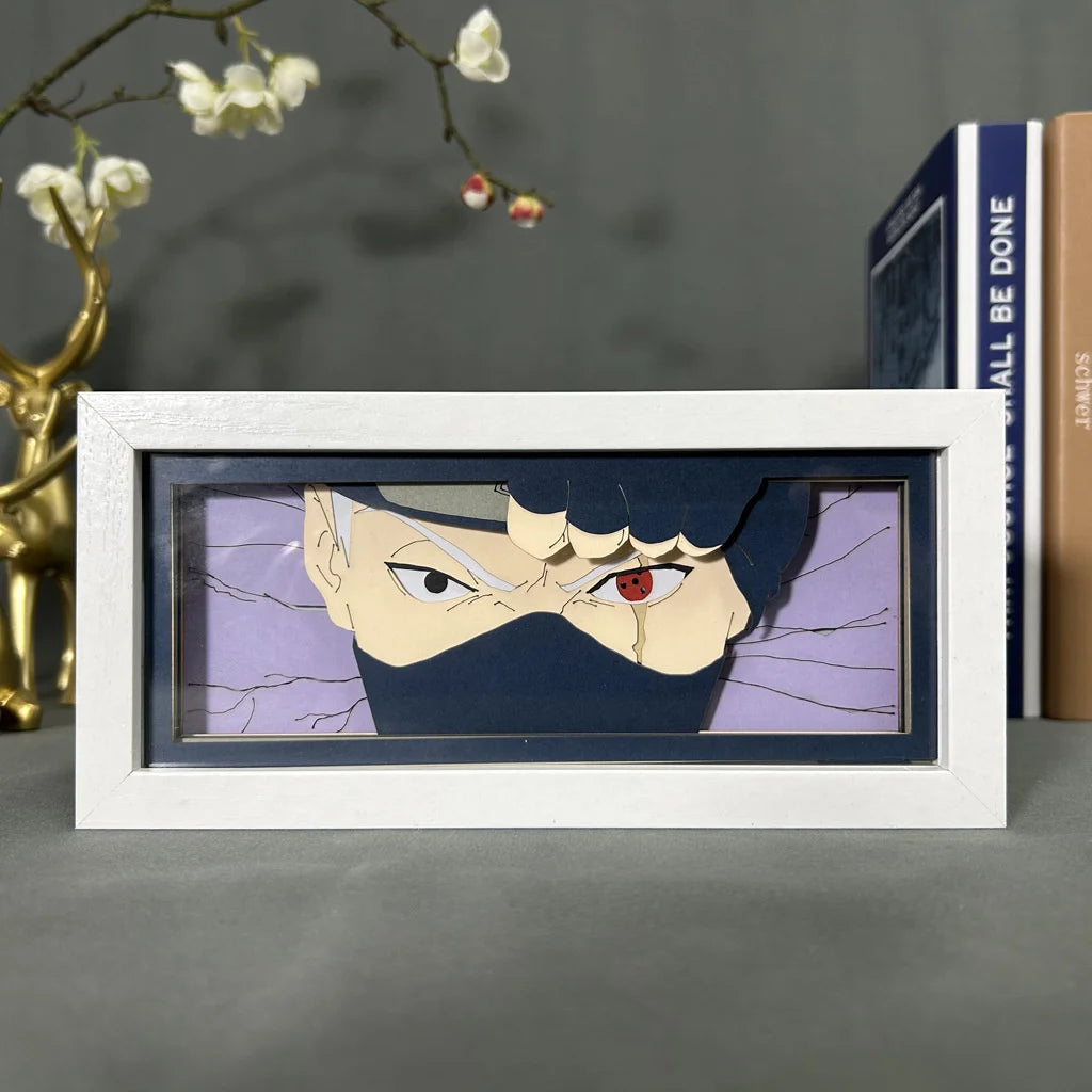 3D Anime LED Light Box Uchiha Itachi Action Figure