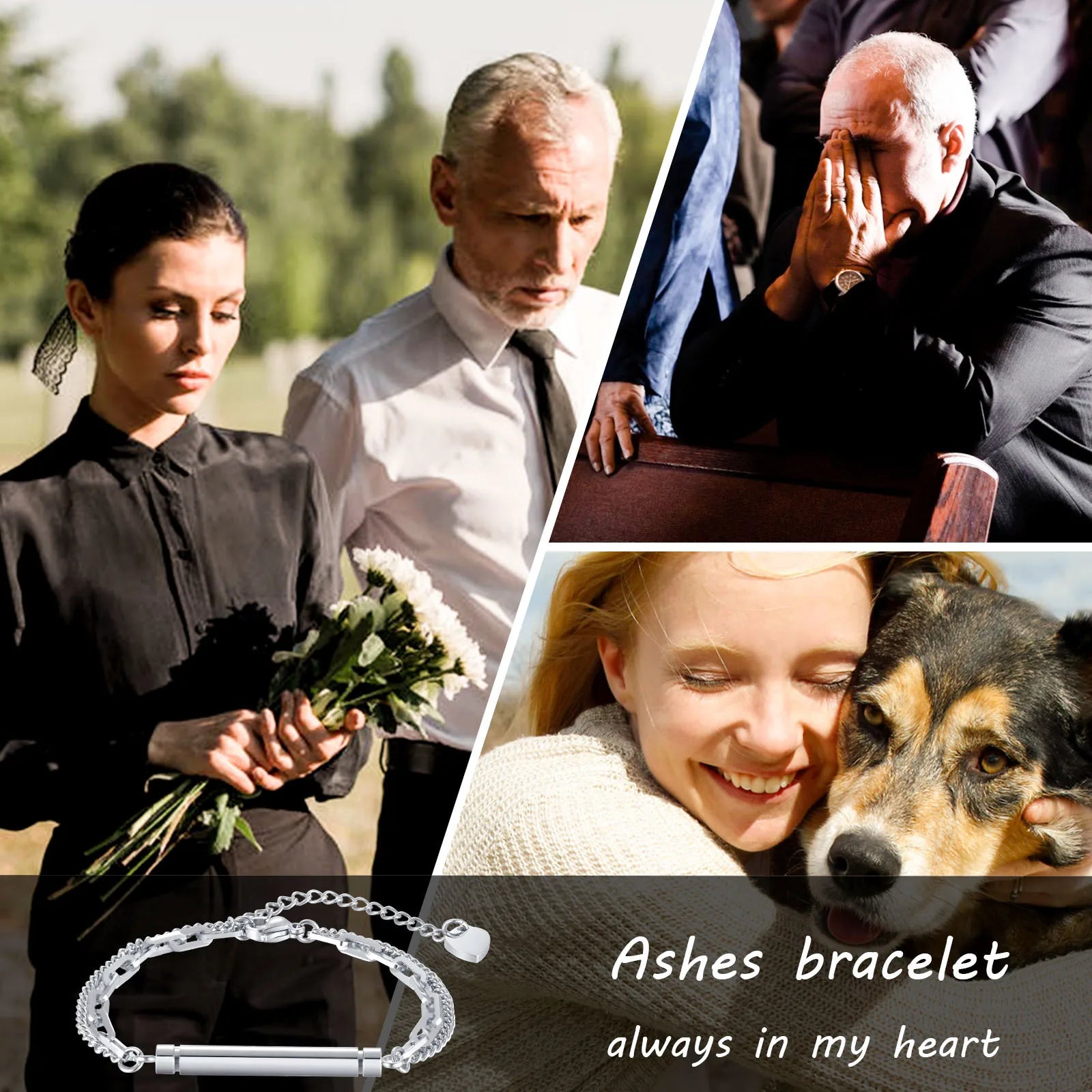 Cremation Urn Bracelet Ashes Holder Memorial Wristband