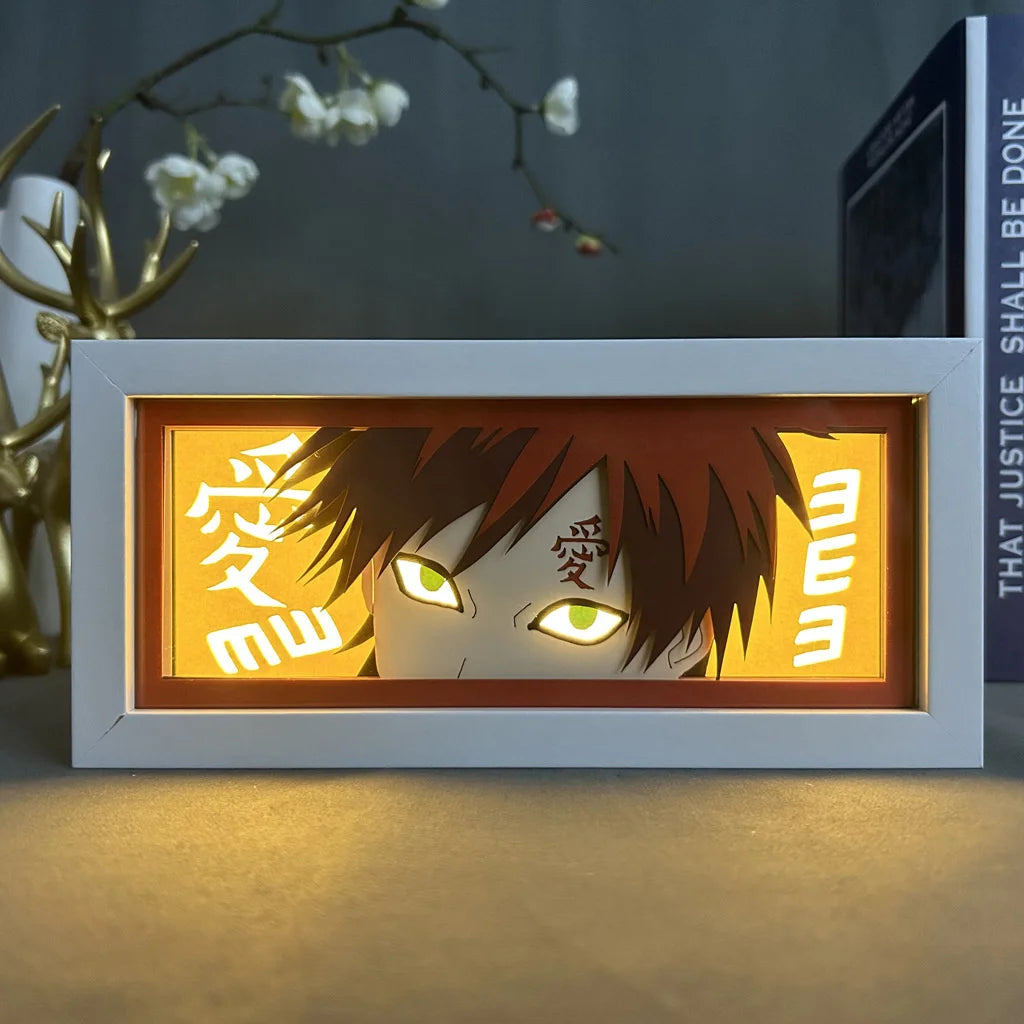 3D Anime LED Light Box Uchiha Itachi Action Figure