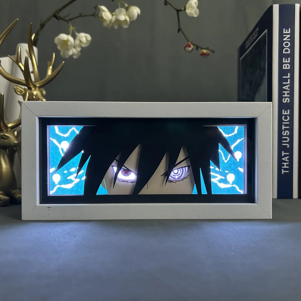 3D Anime LED Light Box Uchiha Itachi Action Figure